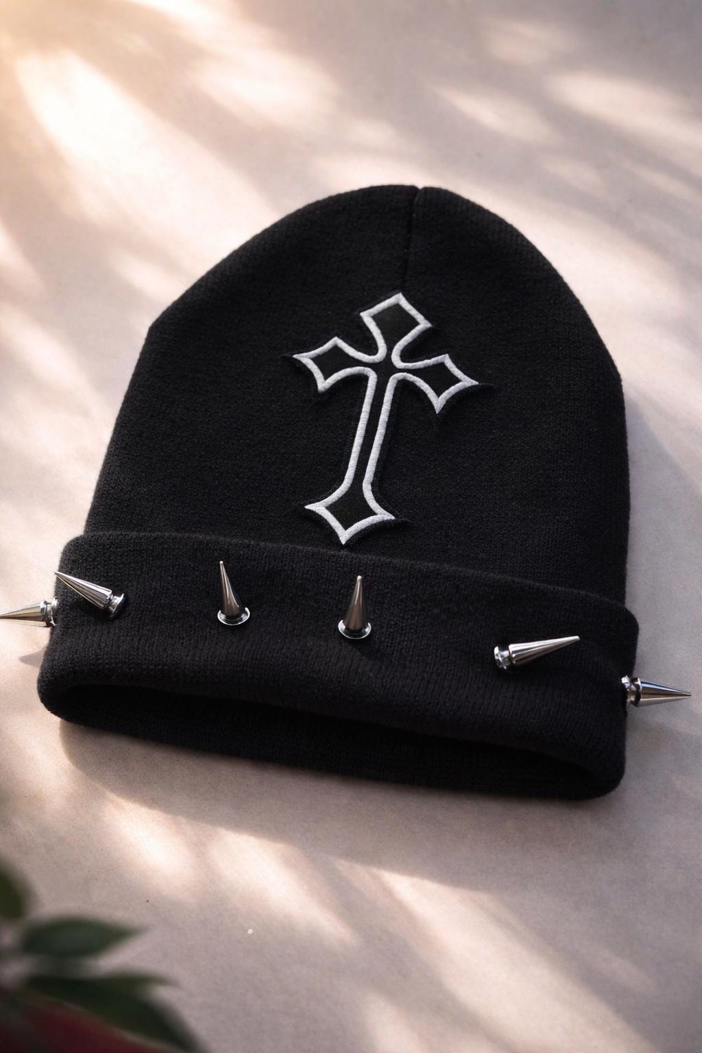 Studded Spike Beanie - Etsy