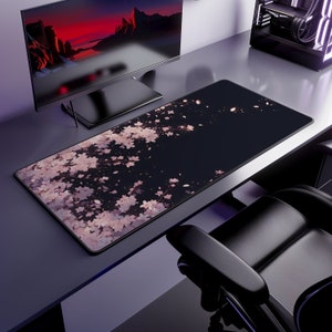 Décoration de bureau japonaise, décoration de bureau Japon, tapis de bureau Japon, tapis de souris fantaisie, tapis de souris gaming XL