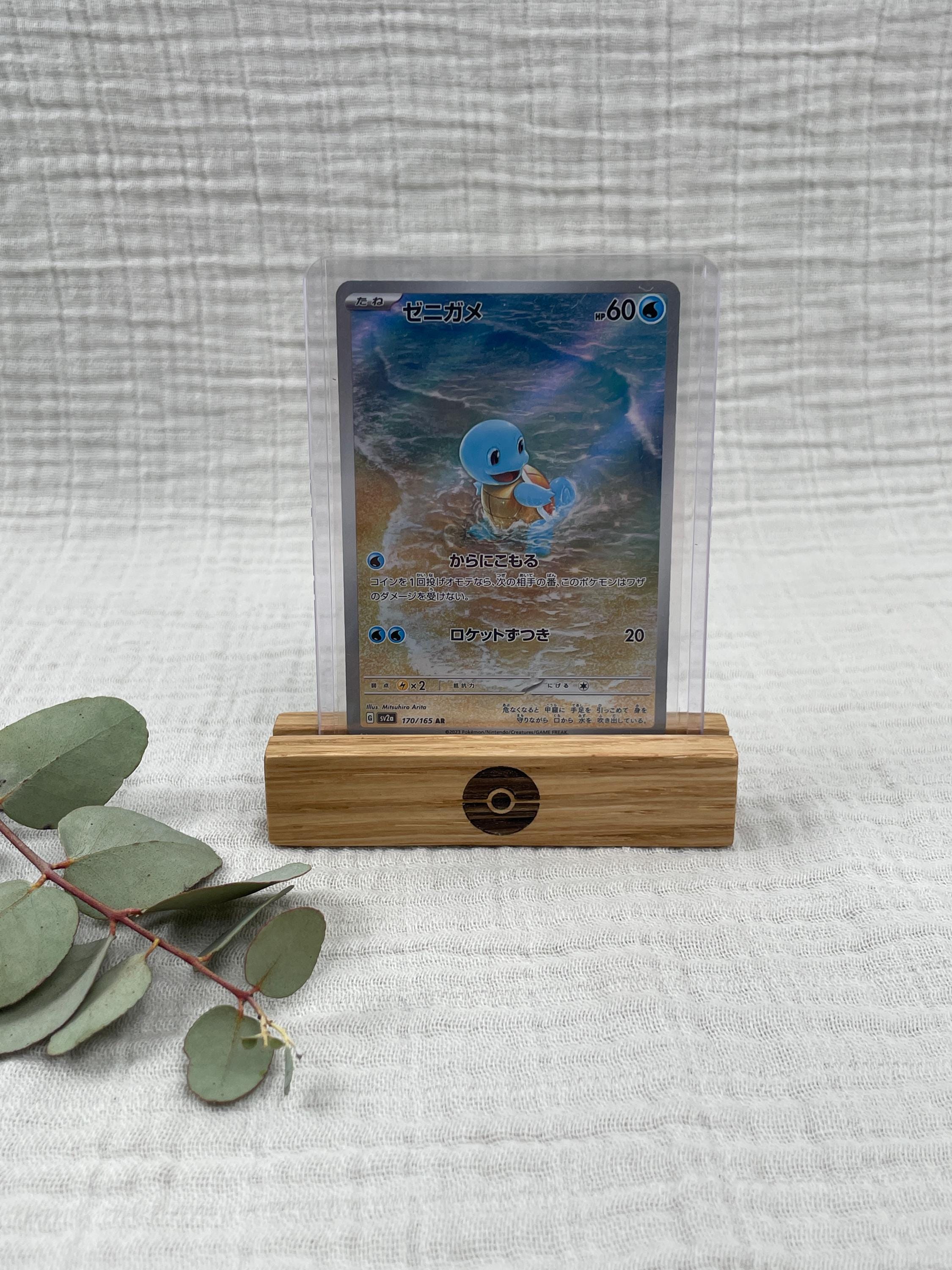 pokemon card wood 3D Wooden Pokemon Trading Card Replica Laser Cut Multi-Layered Collect –  Senpai3D main image 1