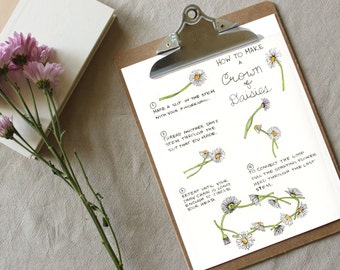 Wie man eine Krone der Daisies macht