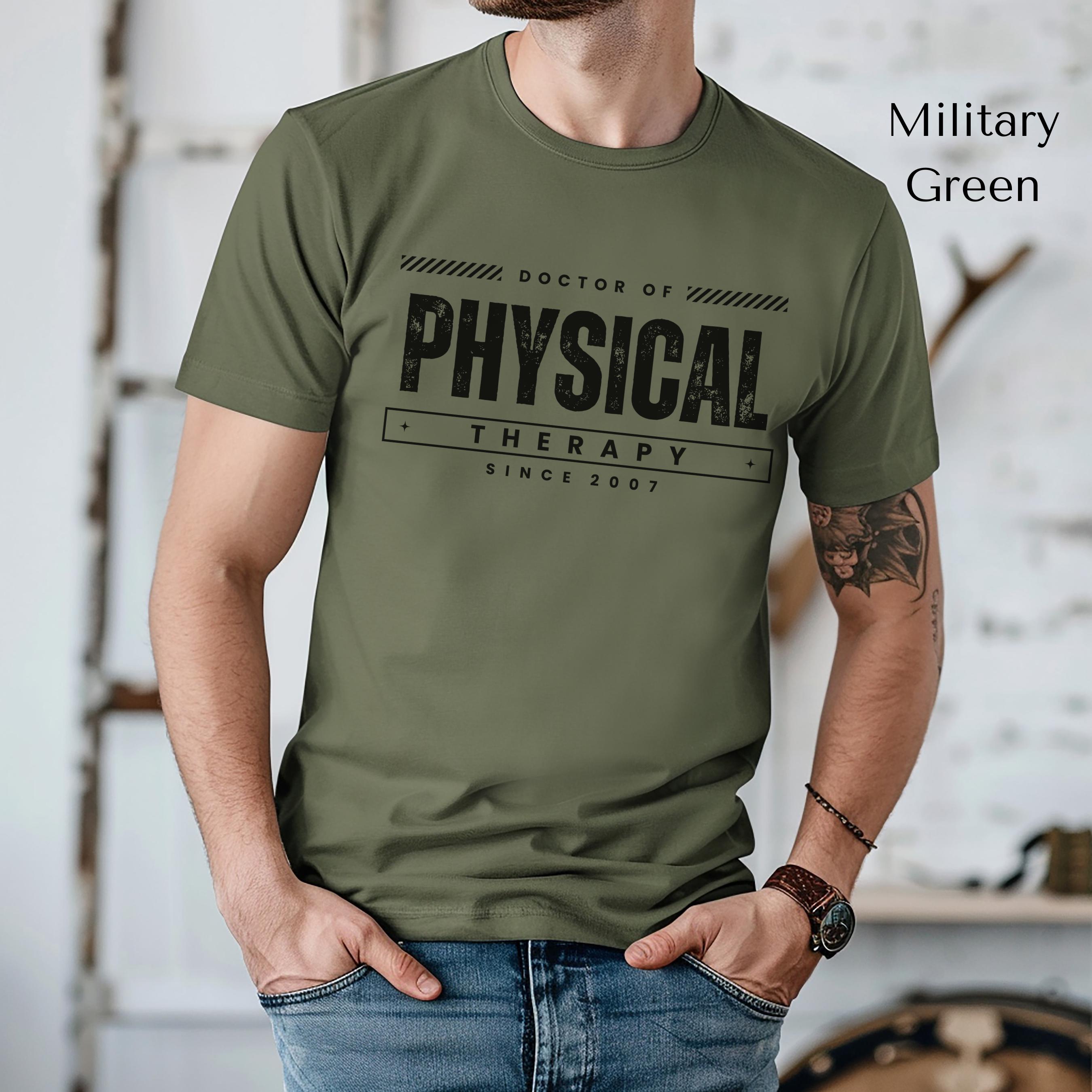 Dpt Merch Custom DPT Physical Therapy Shirt Gifts, Personalized Men's PT Tshirt ...