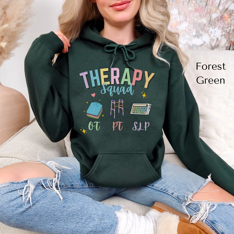 Physical Occupational Speech Therapy Squad Shirt, PT OT SLP Therapist ...