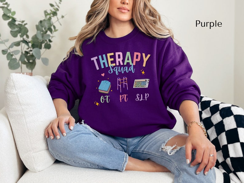 Physical Occupational Speech Therapy Squad Shirt, PT OT SLP Therapist ...