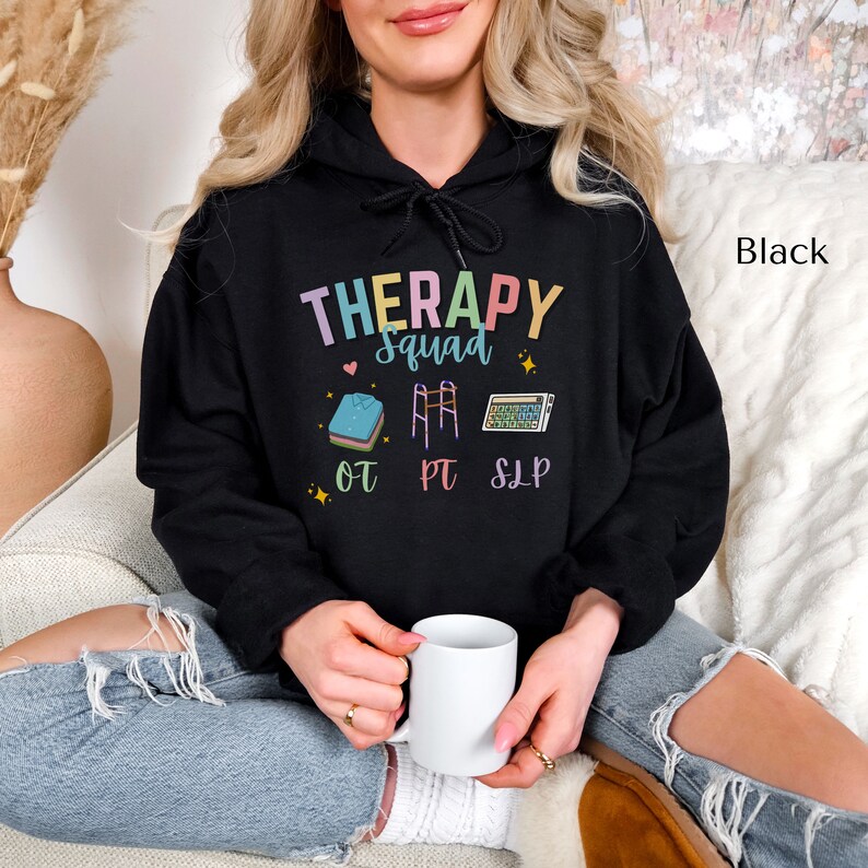 Physical Occupational Speech Therapy Squad Shirt, PT OT SLP Therapist ...