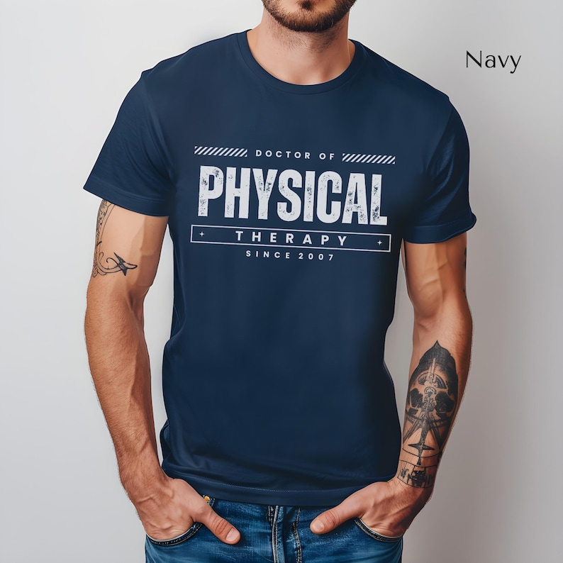 Dpt Merch Custom DPT Physical Therapy Shirt Gifts, Personalized Men's PT Tshirt ...