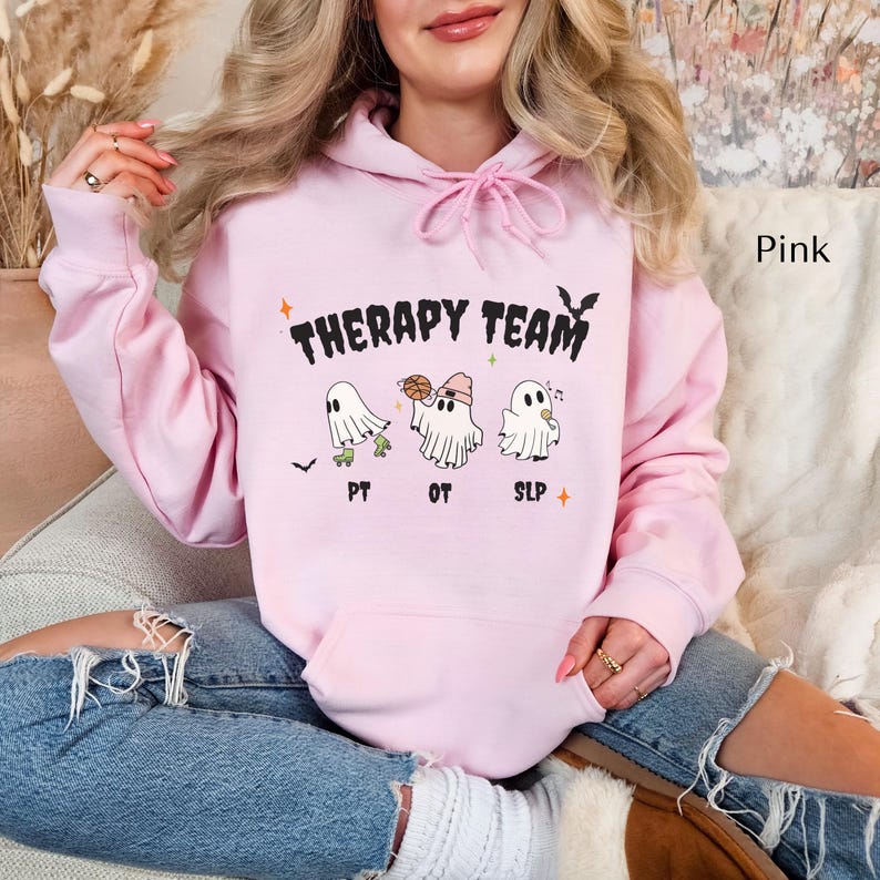 Occupational Physical Speech Therapy Team Halloween Shirt, SLP PT OT ...