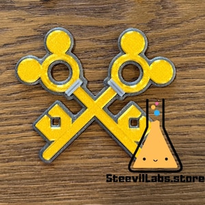 Disney Cruise Line Concierge Mickey Keys Logo Door Magnet Disney Ship Decor WISH TREASURE DESTINY Adventure