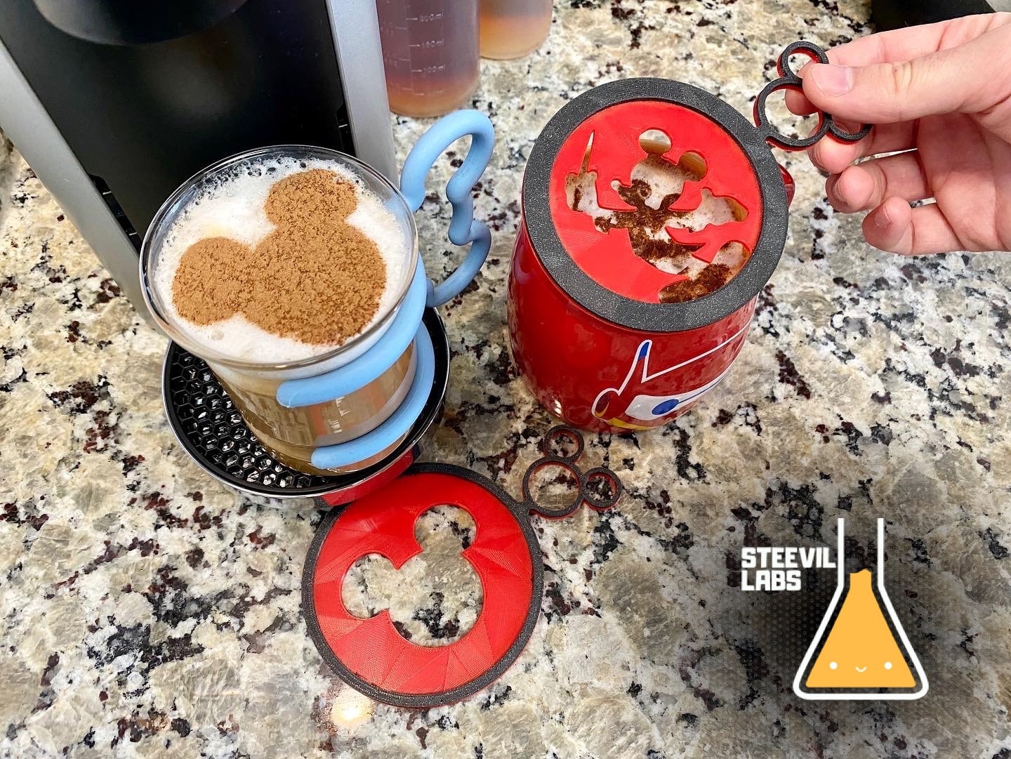 Coffee Stencil Inspired Mickey Mouse Orchestra Mickey Disney