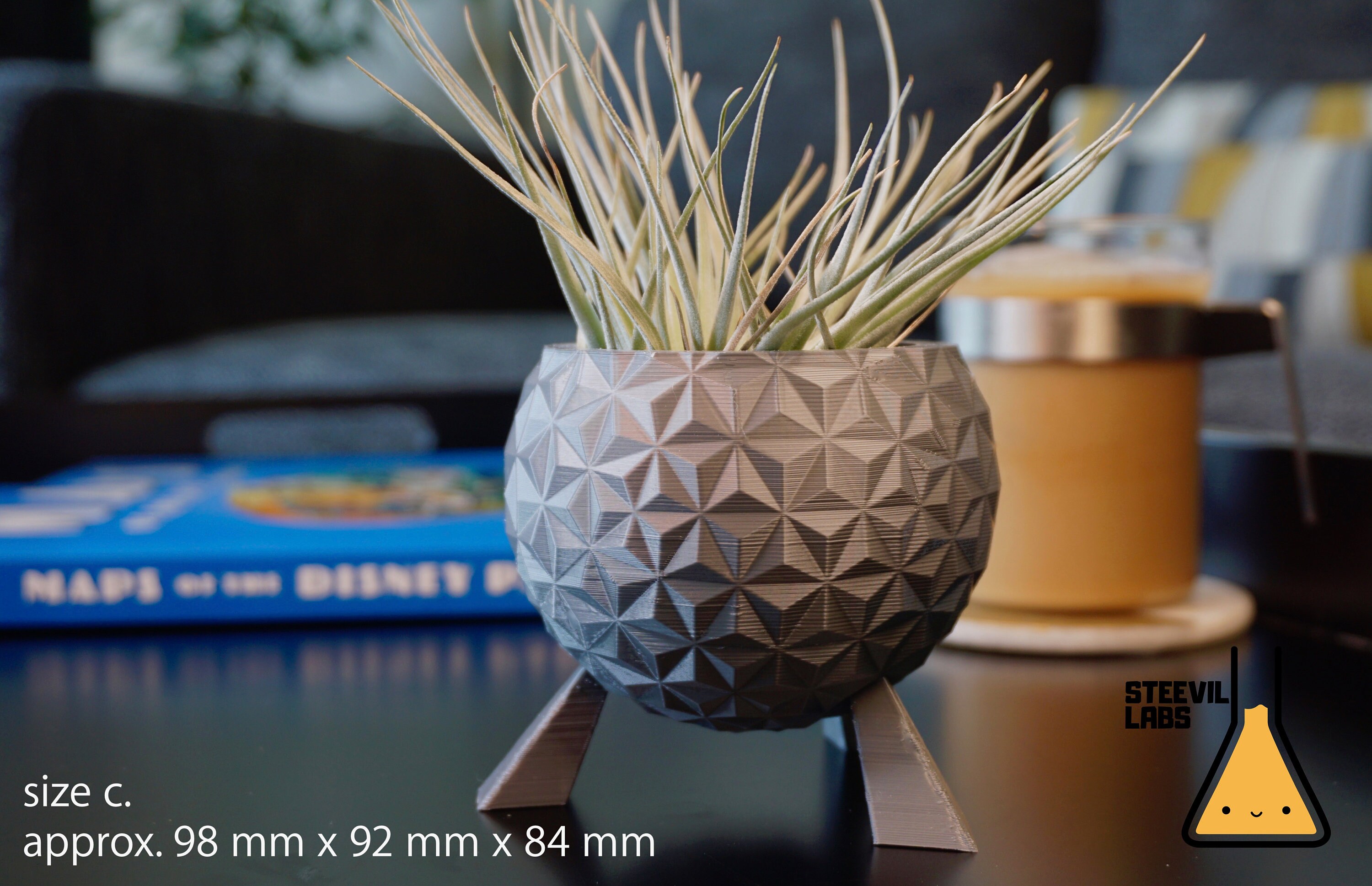 Walt Disney World Epcot Spaceship Earth Inspired Planter Pot - Etsy Canada
