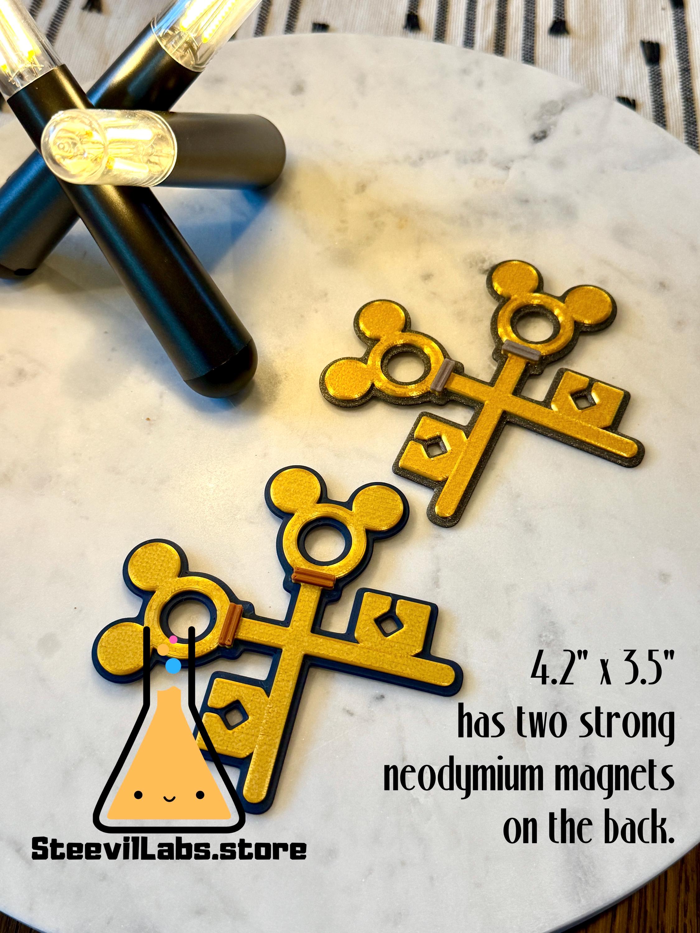 Disney Cruise Line Concierge Mickey Keys Logo Door Magnet Disney