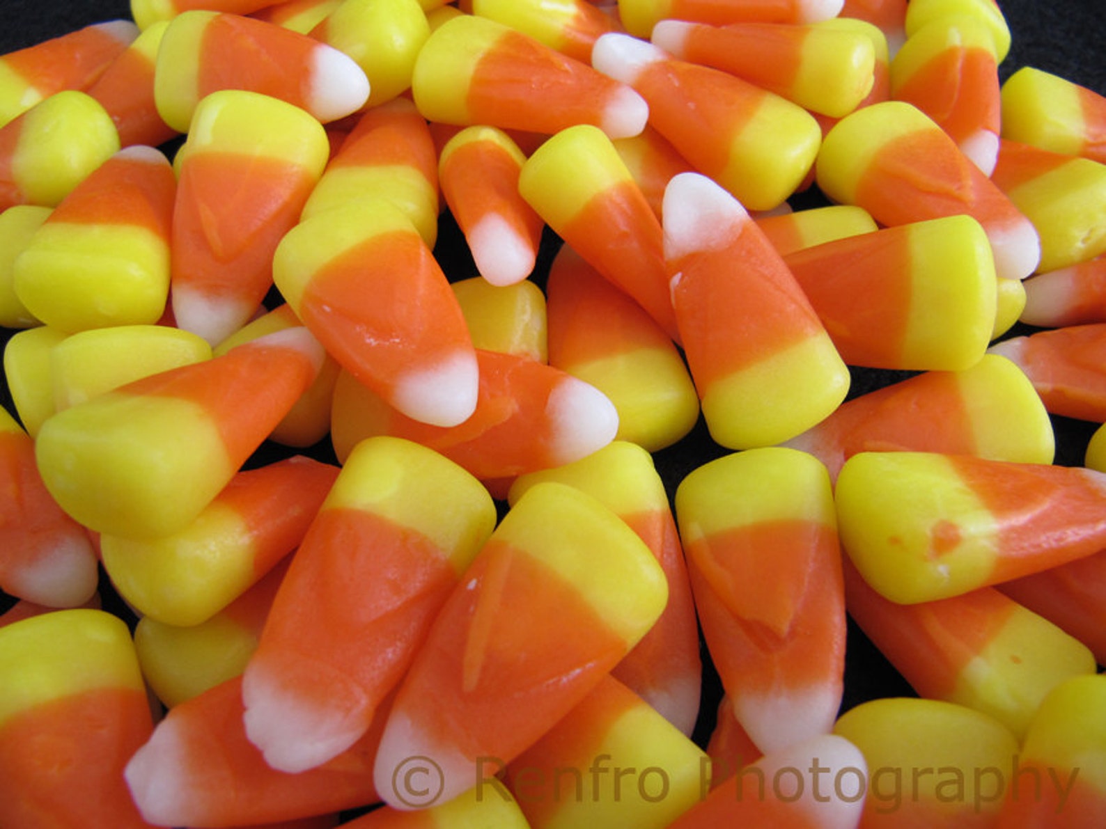 Candy Corn Holiday Halloween Orange Yellow Kitchen Etsy