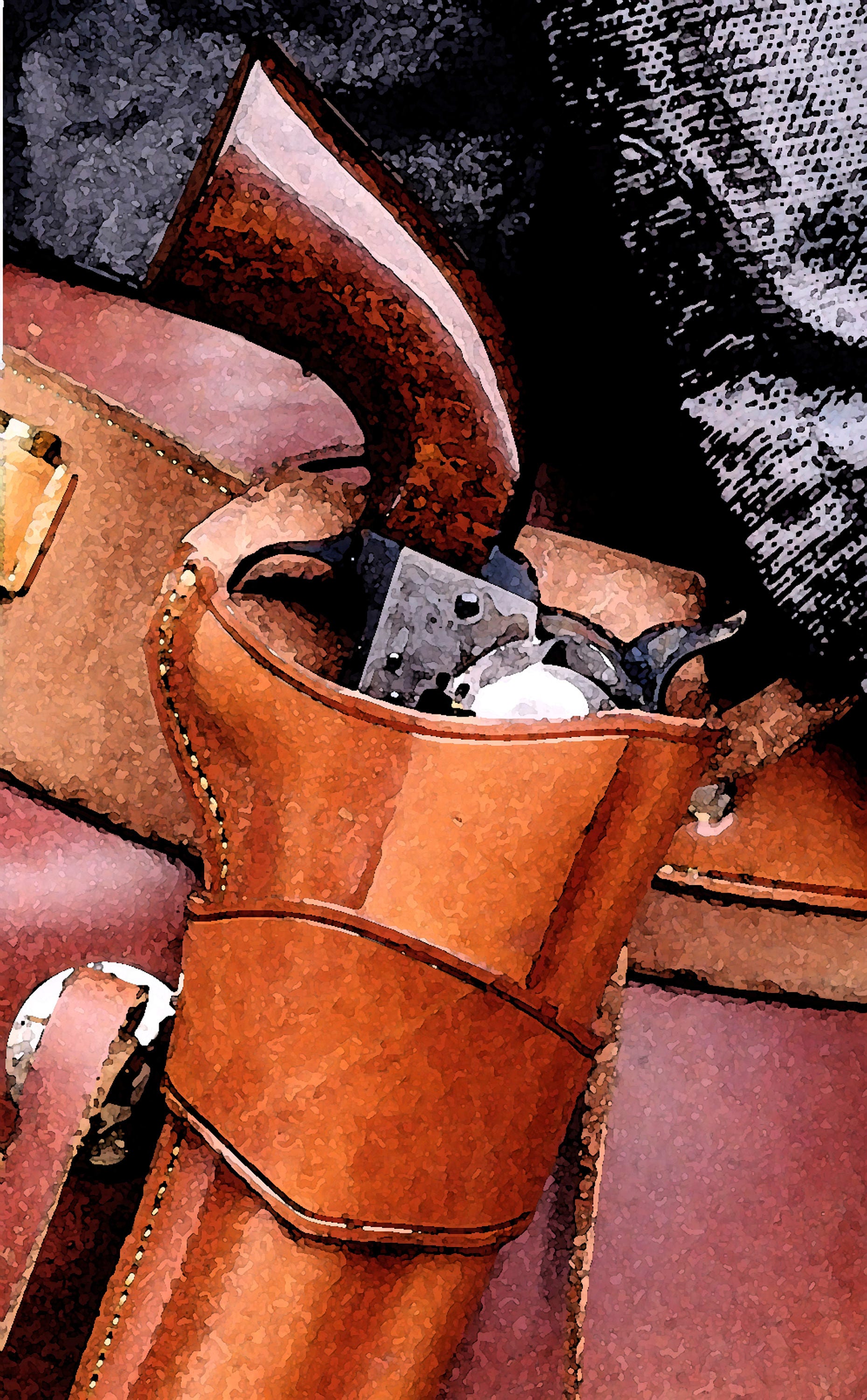 Six Shooter Holster Cowboy Western Art Leather | Etsy