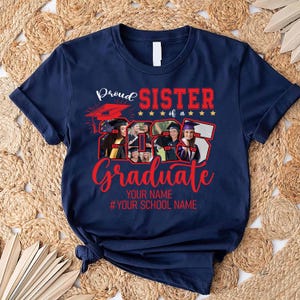 Proud Family TShirts,Group 2025 Grad Tees,Graduation Squad Tee,Senior 2025,Graduate 2025 Shirt,Custom Graduate Gift,High School Graduate Tee