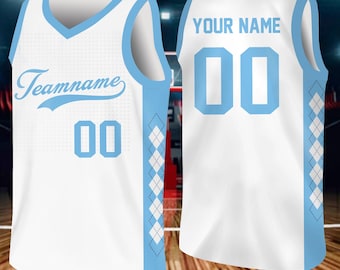 Camiseta de baloncesto personalizada con nombre y número del equipo, camiseta de baloncesto del equipo, camiseta de baloncesto para jugadores amantes del baloncesto, atuendo para el día del juego