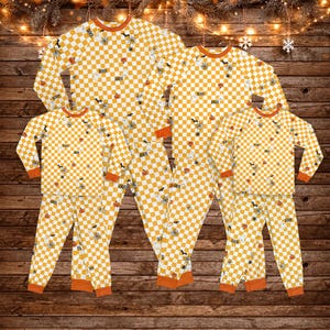 Happy Halloween Pajamas Set – Kids Halloween PJs, Family Halloween Set, Spooky Nightwear, Glow Dark PJs, Halloween Pumpkin Outfit