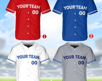 Custom Baseball Jersey with Name, Personalized Baseball Coach Gift, Baseball Mom Gift, Game Day Shirt, Baseball Shirts, Baseball Gifts