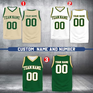 Custom Basketball Jersey Team Name & Number, Basketball Jersey Team, Basketball Jersey for Basketball Fan Lovers Players, Game Day Outfit