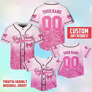 Personalized Team Name And Number Baseball Jersey, Custom Baseball Jersey Shirt, Baseball Jersey Uniform For Baseball Fans Baseball Lovers