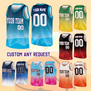Custom Basketball Jersey Team Name & Number, Basketball Jersey Team, Game Day Outfit, Basketball Jersey for Basketball Fan Lovers Players