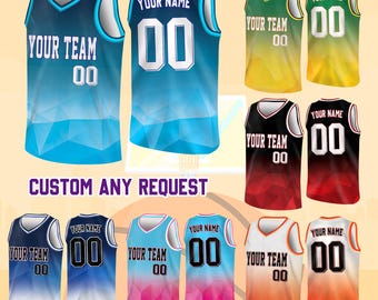 Camiseta de baloncesto personalizada con nombre y número del equipo, camiseta de baloncesto del equipo, atuendo para el día del juego, camiseta de baloncesto para jugadores amantes y fanáticos del baloncesto