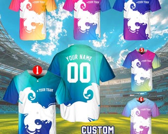 Custom Baseball Jersey with Name, Personalized Baseball Coach Gift, Baseball Mom Gift, Game Day Shirt, Baseball Shirts, Baseball Gifts