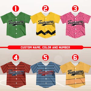 Personalisiertes Kinder-Baseball-Trikot, benutzerdefinierte Name Anzahl Jugend-Baseball-Shirt, Baseball-Jersey für Baseball-Fans Liebhaber, Kindergeburtstagsgeschenk
