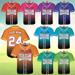 Cheerleading Baseball Jersey, Custom Team Name And Number Baseball Jersey, Personalized T-shirt, Uniform For Baseball Fans, Cheer And Dance