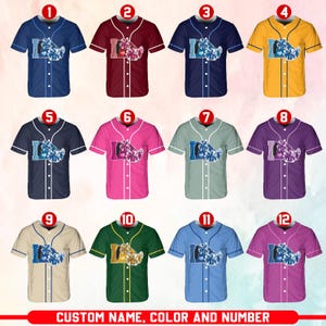 Personalized Team Name Cheer with Number Baseball Jersey, Custom Baseball Jersey Shirt, Jersey Uniform (Printed Glitter, Not Glitter Fabric)