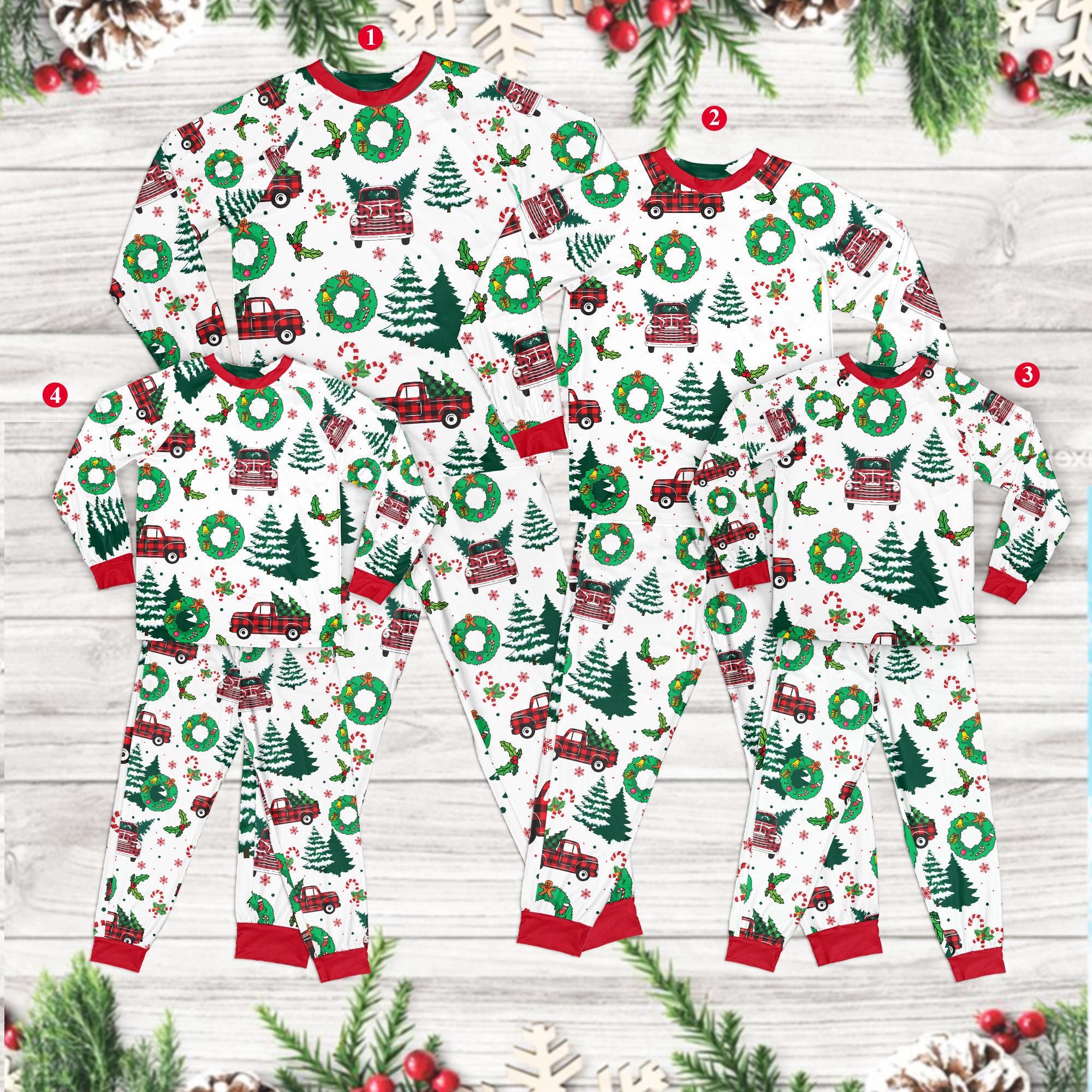 Christmas Truck Pjs Etsy Canada