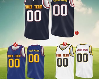 Camiseta de baloncesto personalizada con nombre y número del equipo, camiseta de baloncesto del equipo, camiseta de baloncesto para jugadores amantes del baloncesto, atuendo para el día del juego