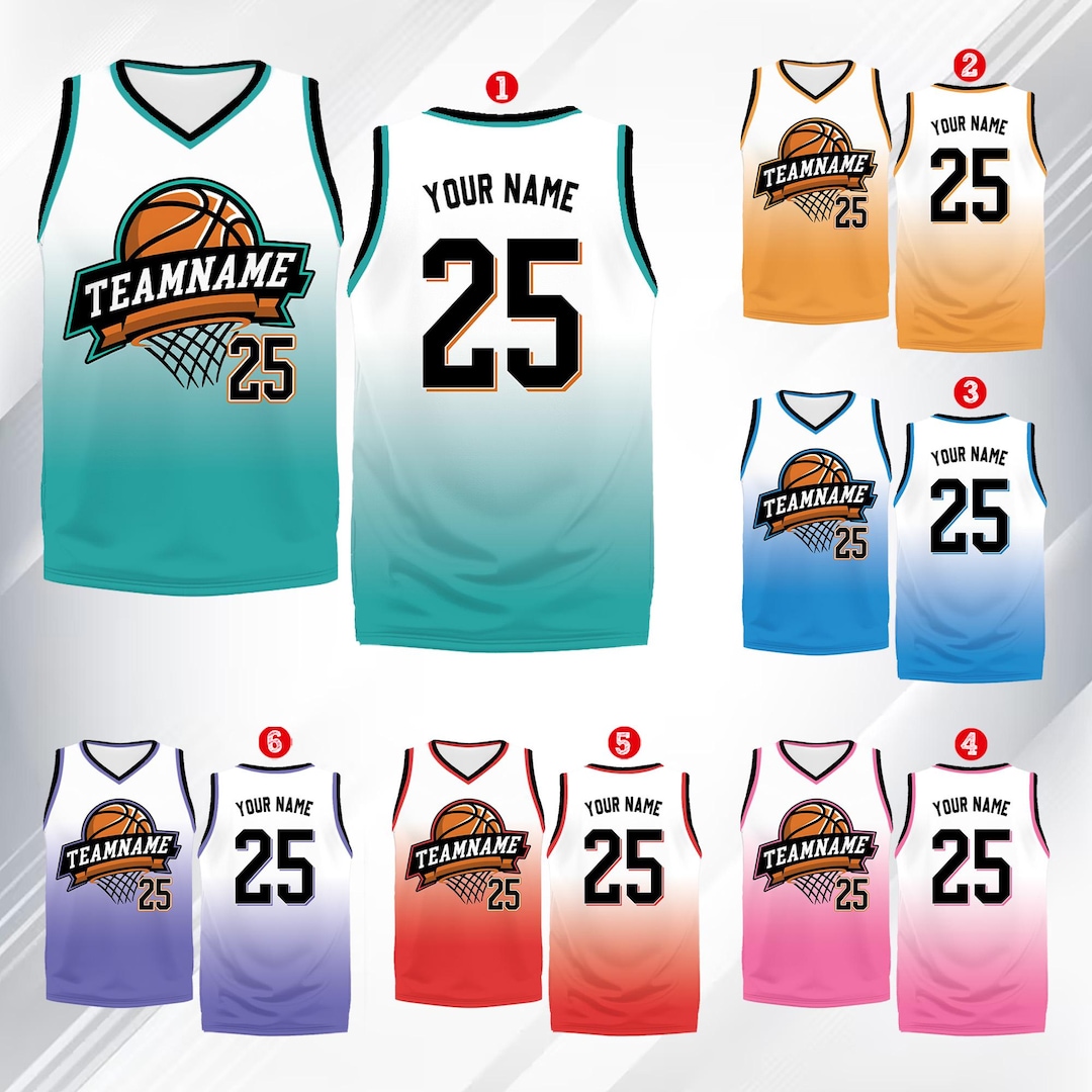 Full Sublimation Basketball Nba Custom Name Jersey Buy Custom