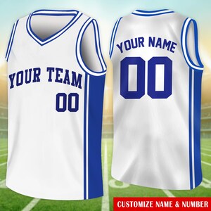 Custom Basketball Jersey Team Name & Number, Basketball Jersey Team, Basketball Jersey for Basketball Fan Lovers Players, Game Day Outfit