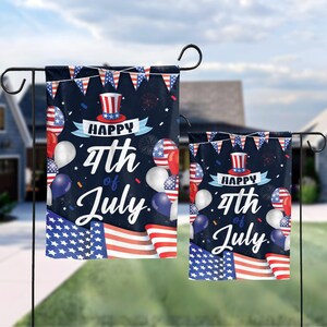 Patriotic Garden Flag, Spring Garden Flag, Summer Garden Flag, Porch Decor, Entry Flag, Yard Decor, Housewarming Gift, Forth of July Flag
