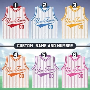 Personalisierte Jugend Kid Basketball Jersey, benutzerdefinierte Basketball Jersey Team Name & Nummer, Spieltag Outfit, Kinder Geburtstag Jersey, Kleinkind Jersey