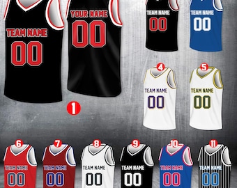 Custom Basketball Jersey Team Name & Number, Basketball Jersey Team, Basketball Jersey for Basketball Fan Lovers Players, Game Day Outfit