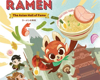 The Discovery of Ramen - The Asian Hall of Fame - illustrated children's picture book