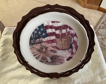 2003 Longaberger Limited Edition Homestead Collective Plate - “Preserving Our Craft”