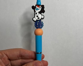 Stylo à bille bonhomme de neige