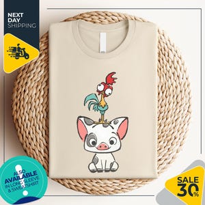 Moana Shirt | Hei Hei and Pua Shirt | Disney Shirt | Disneyland Shirt | Disney World Shirt | Matching Family Disney Shirts | Disney Shirts