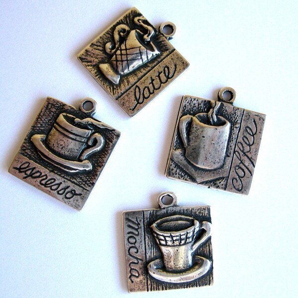 Coffee Addict Charms