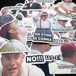 Een klasse van hun eigen vinylstickers gestanst film jaren 90 grappig goed voor laptops, bidons, Kindles, stickerbombardementen en meer!!