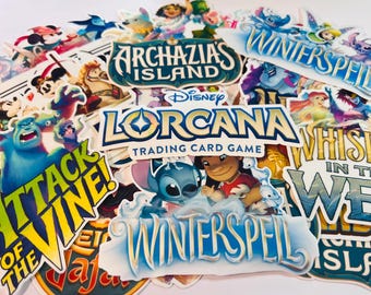 Lorcana Vinyl Die Cut Aufkleber: Witterungsbeständig, kratzfest