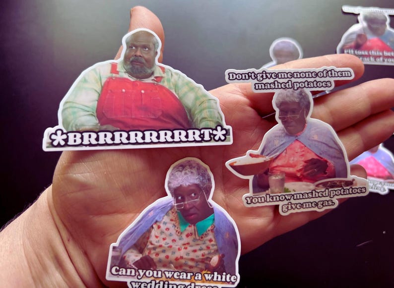 Madea Sticker The Nutty Professor Granny Klump 90's Funny Vinyl Waterproof Die Cut ...