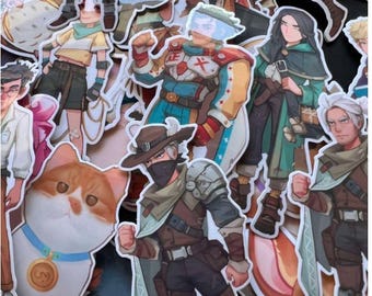 My Time At Sandrock Stickers: Game Characters, Bachelors & Bachelorettes