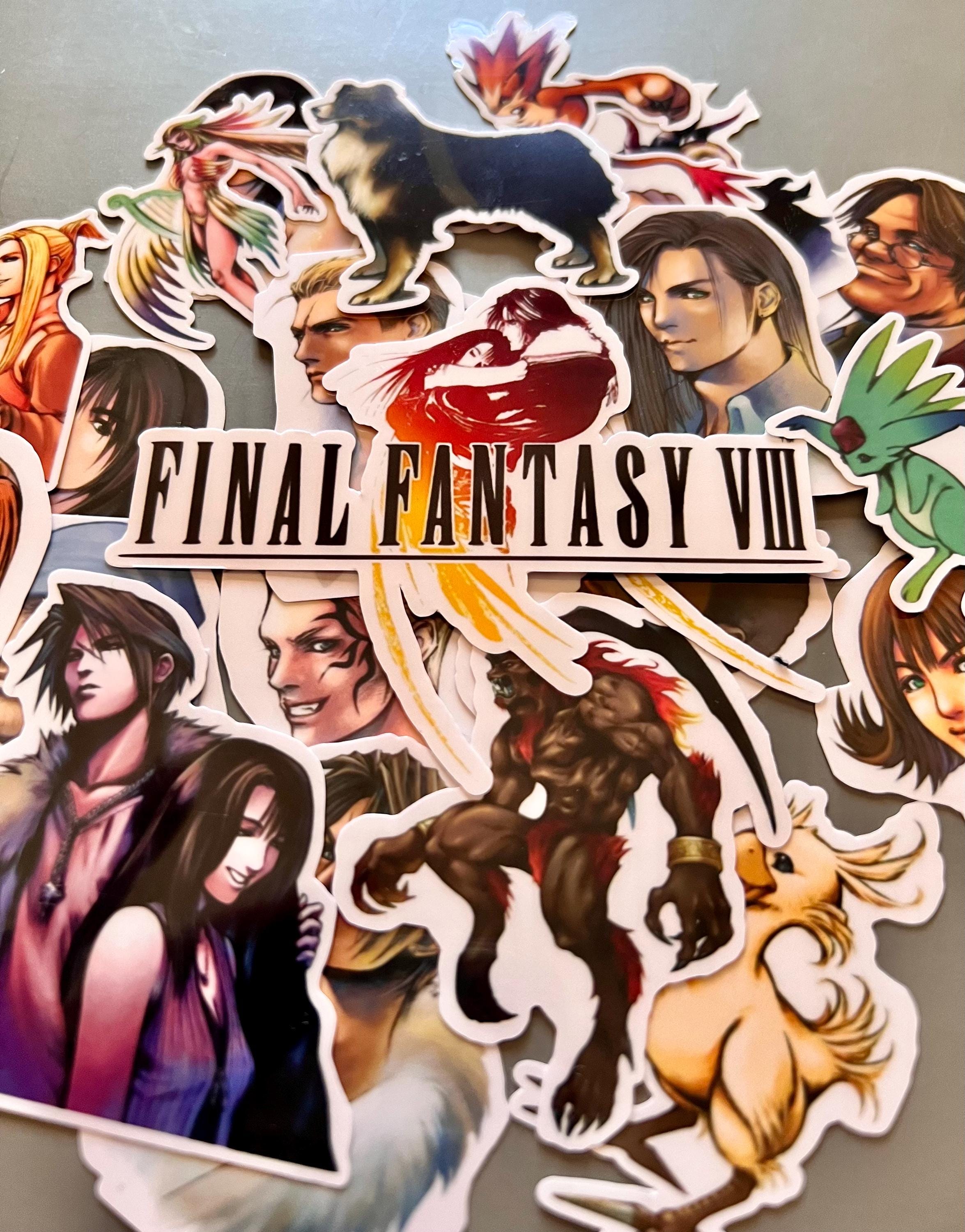 ファイナルファンタジーVIIIキャラクタービニールステッカー：FF8 