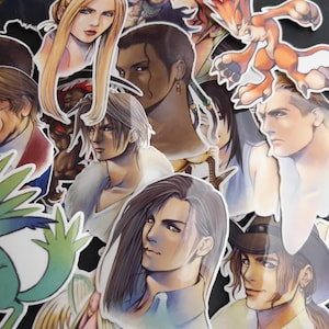 Vinylstickers Final Fantasy VIII-personage: FF8-laptopstickers
