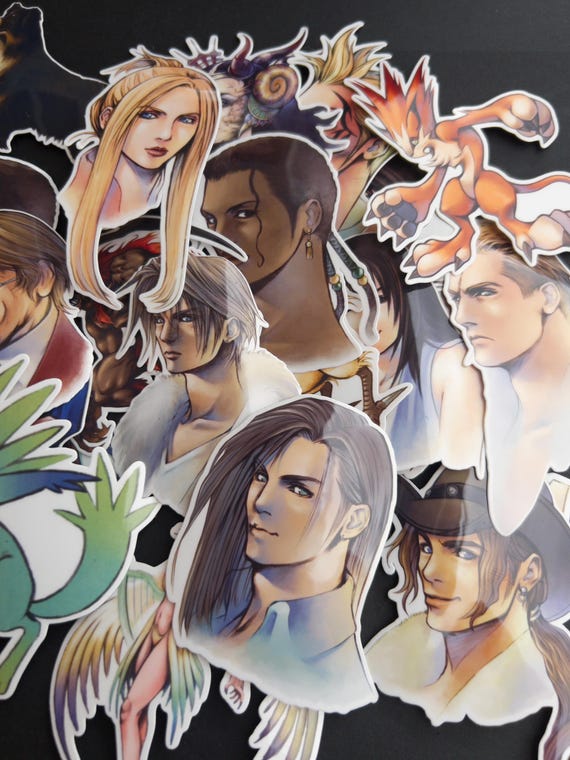 ファイナルファンタジーVIIIキャラクタービニールステッカー：FF8 