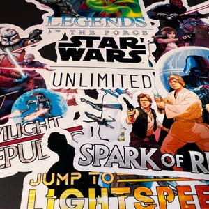 スター・ウォーズ アンリミテッド ラベル ステッカー ビニール デカール グラフィック | 組織 | スパーク リベリオン | シャドウズ ギャラクシー | トワイライト リパブリック | ライトスピード