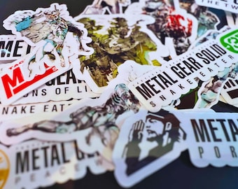 メタルギアソリッド3 レコード風パンフレット、ステッカー メタルギアソリッド3 レコード風パンフレット、ステッカー コナミ