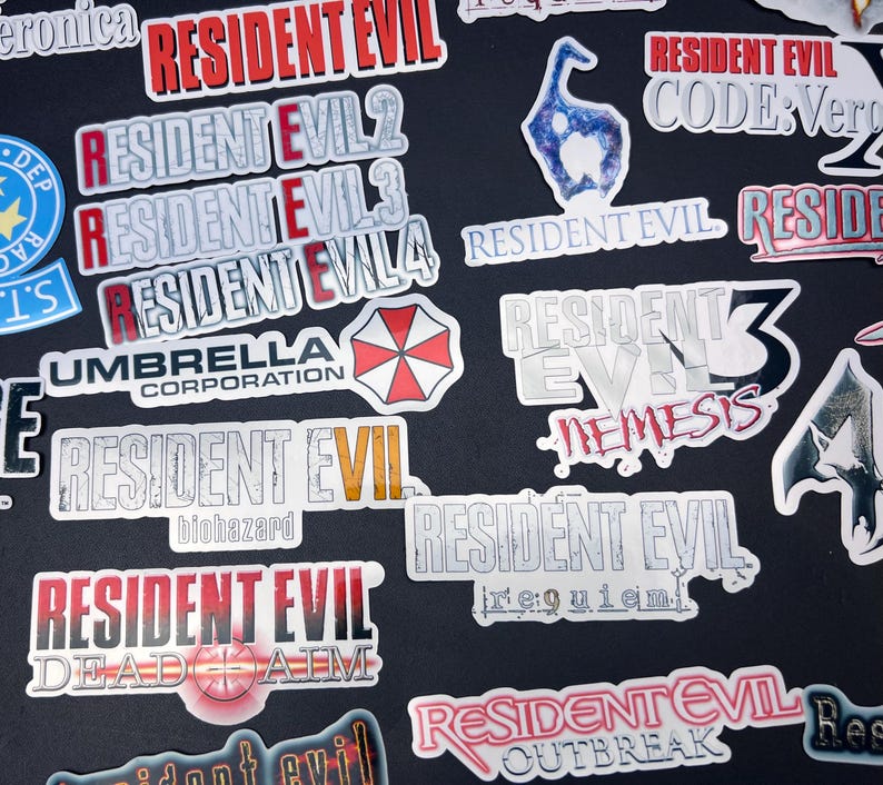 Evil Sticker Resident Evil Logo Vinyl Sticker: Waterproof Laptop Decal - Etsy